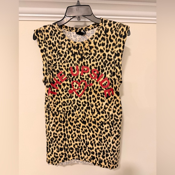 The Upside Leopard Print Muscle Tank Top size 4 - Picture 5 of 9